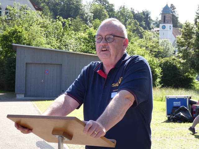 slowUp-Hochrhein-Präsident Geri Zumsteg. Foto: Jörg Wägli