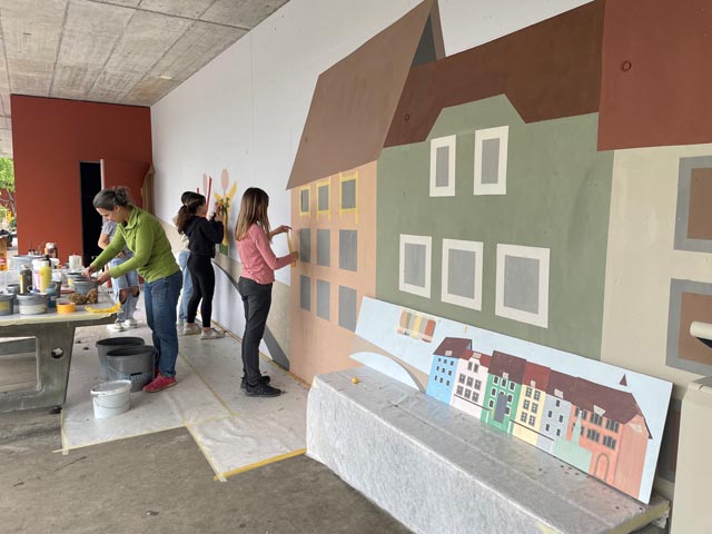 Laufenburg: Pausenplatzneugestaltung mit Malwettbewerb in der Primarschule