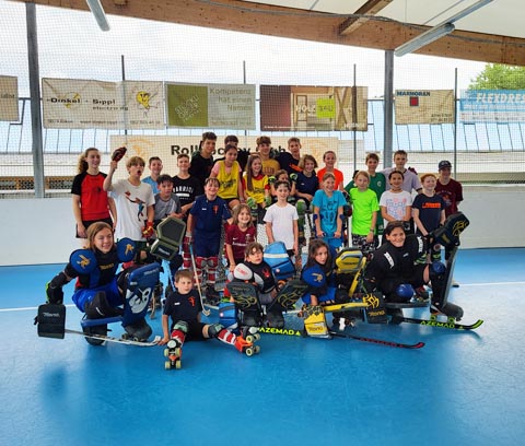 Rollhockeyclub Gipf-Oberfrick feierte Saisonabschluss. Foto: zVg
