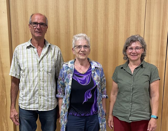 Bild von links: Annamarie Emmenegger, Kasi Rohrer, Savina Steck. Foto: André Beyeler
