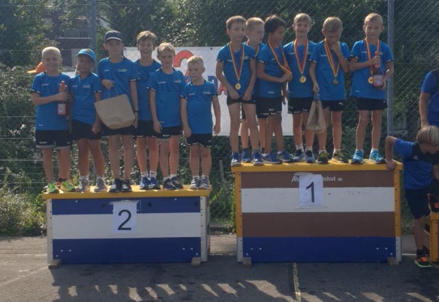 U11 Boys auf dem Podest. Foto: zVg