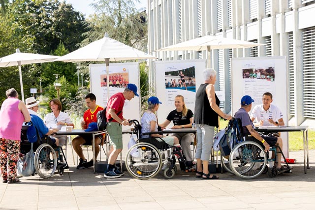 Kurzes «Rendez-vous» mit der Schirmherrschaft. Foto: zVg