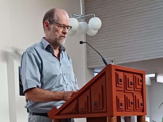 Der Historiker Dr. Linus Hüsser tauchte in Geschichte der Kirchen im Fricktal und in Stein ein. Foto: zVg