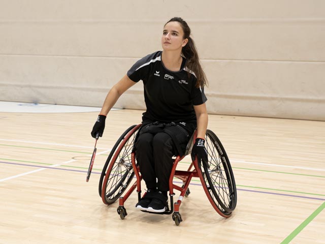 Die Hottwilerin Ilaria Renggli beim Training: Foto: Archiv/swiss paralympics