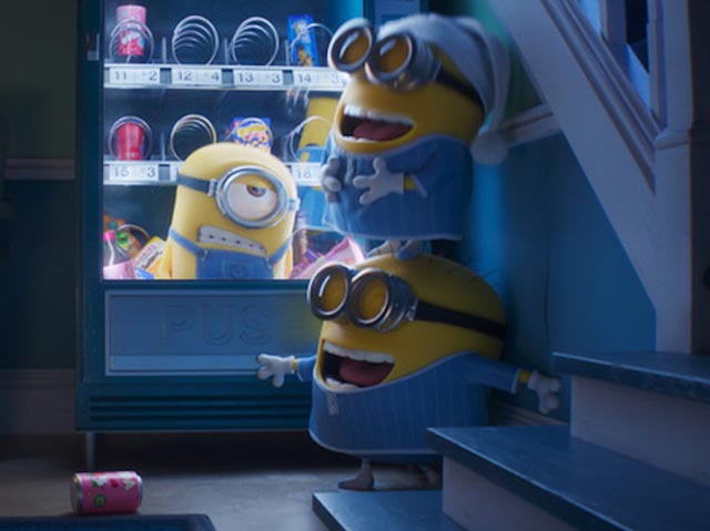 Ich, Einfach Unverbesserlich 4» ist am Samstag 14. September um 20.30 Uhr im Open Air Cinema Frick zu sehen. Gru und seine Familie müssen in einem kleinen Städtchen unter falschem Namen untertauchen. Wie lange das wohl gut geht? Bild: zVg