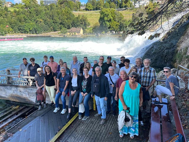 Personalausflug der Gemeinde Zeiningen zum Rheinfall. Foto: zVg