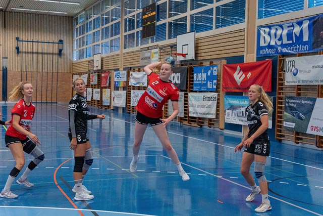 Die Spielerin des TSV Frick Ayla Romano in Aktion. Foto: zVg