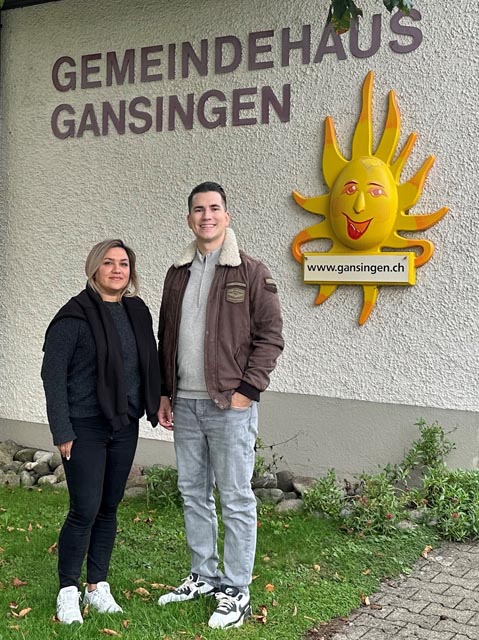 Von links: Florentina Mallaku und Rainer Kunz. Foto: zVg