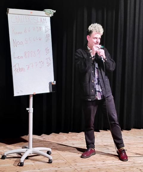 Dominik Muheim – am Schluss entscheidet das Publikum über die Siegerin oder den Gewinner. Foto: zVg