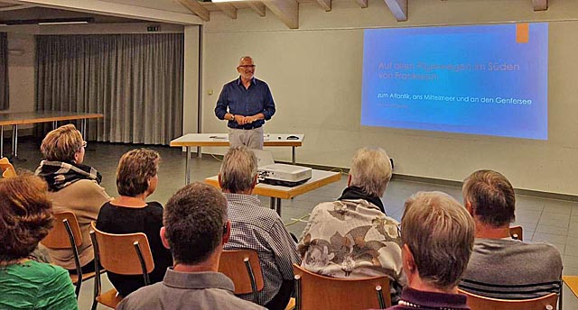 Fritz Kammermann erzählt von seinem 1700-Kilometer-Pilgerweg. Foto: zVg