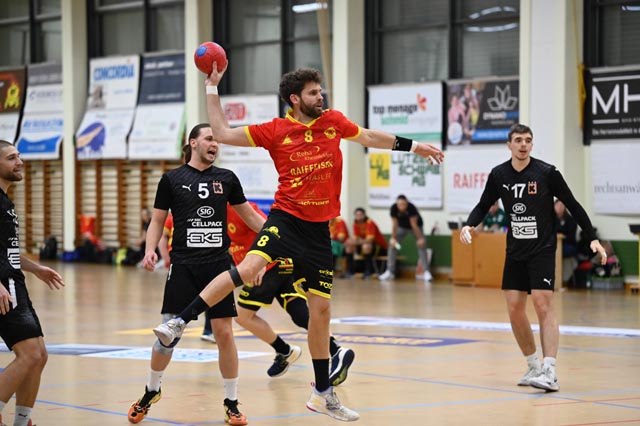 Maurice Meier im Heimspiel gegen die SG GS/Kadetten Espoirs SH. Foto: Christine Steck
