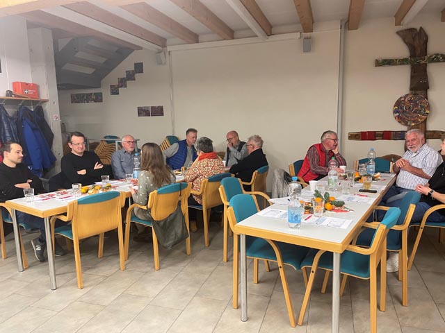 Abschlusshöck der StadtführerInnen von Laufenburg. Foto: zVg