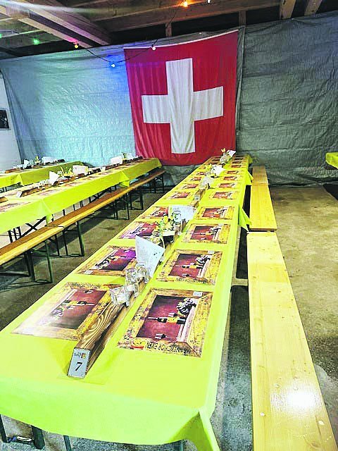 Schön dekorierte Tische. Foto: zVg