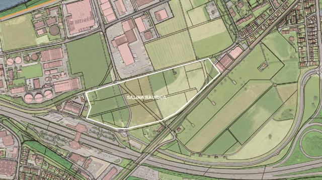 Mögliches «Grüne-Wiese»-Areal «Salina Raurica». Foto: zVg