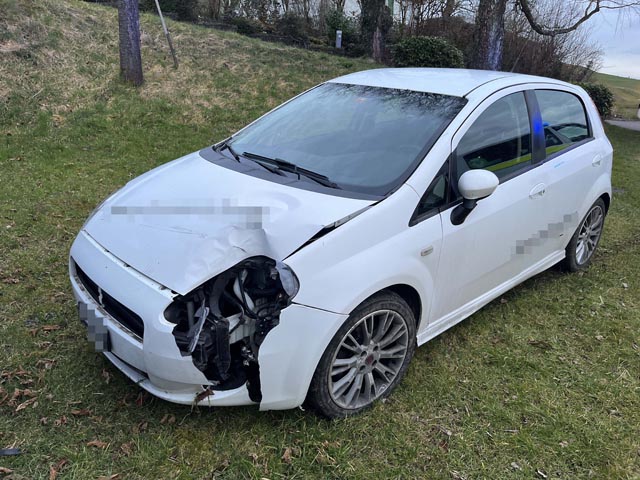 Sarmenstorf: Signaltafel umgefahren