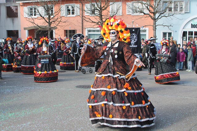 Die Kaiseraugster Gugge Grossstadtchnulleri durfte natürlich nicht fehlen. Foto: Sonja Fasler