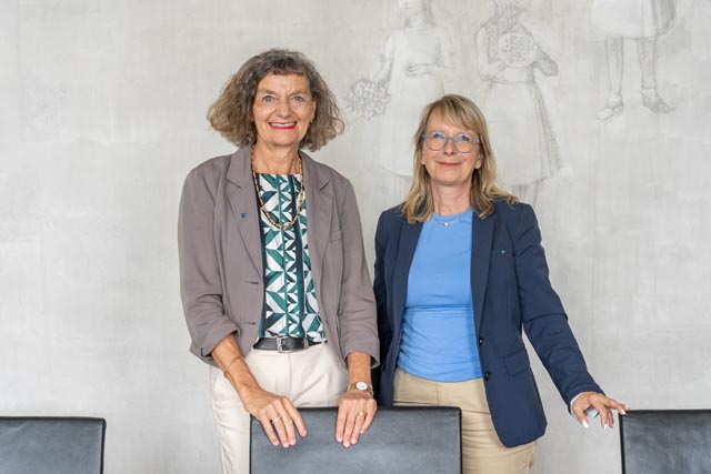 Das Co-Präsidium mti Karin Koch Wick und Edith Saner. Foto: zVg