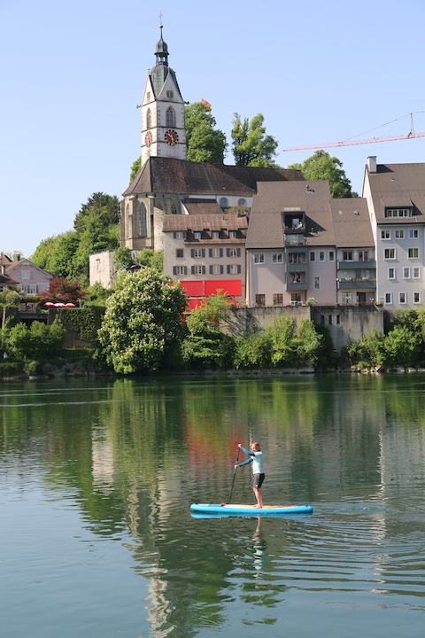 Knut Diers mit seinem SUP