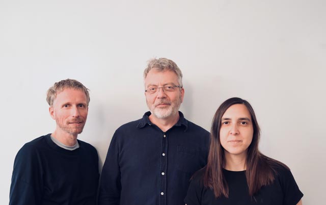 Das neue Leitungsteam Jazz: Patrik Zosso, Michael Beck, Sarah Chaksad. Foto: Lina Aselskyte