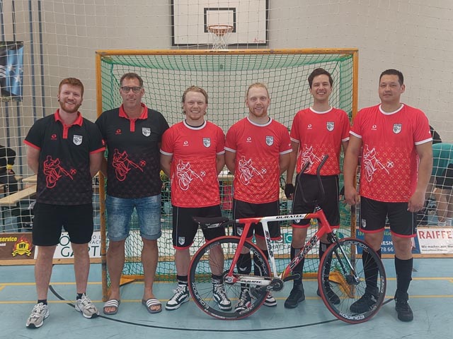 Simon Fischler, Stefan Lützelschwab, Luc Graf, Tom Graf, Fabian Burch, Yosuke Degen. Foto: zVg