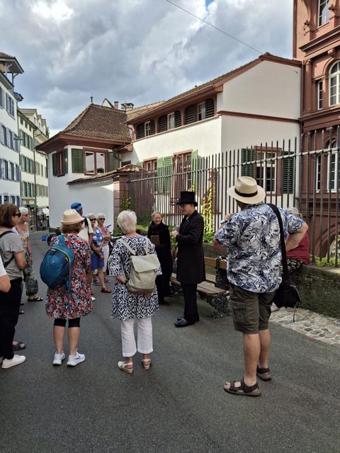 Besuch in Basel. Foto: zVg