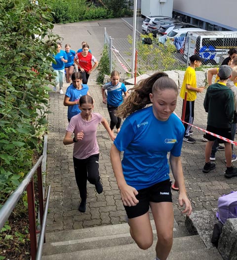Voller Einsatz am Junior Strong Man Run. Foto: zVg