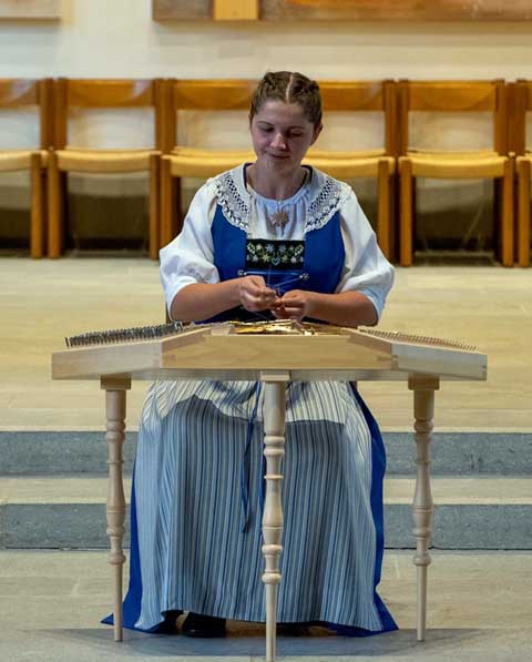 Hackbrettklänge mit Anja Mettler aus Frick. Foto: zVg 