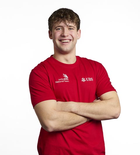 Der grosse Aufwand hat sich für den Fricker Mattia Andrea Plattner gelohnt. Foto: SwissSkills 