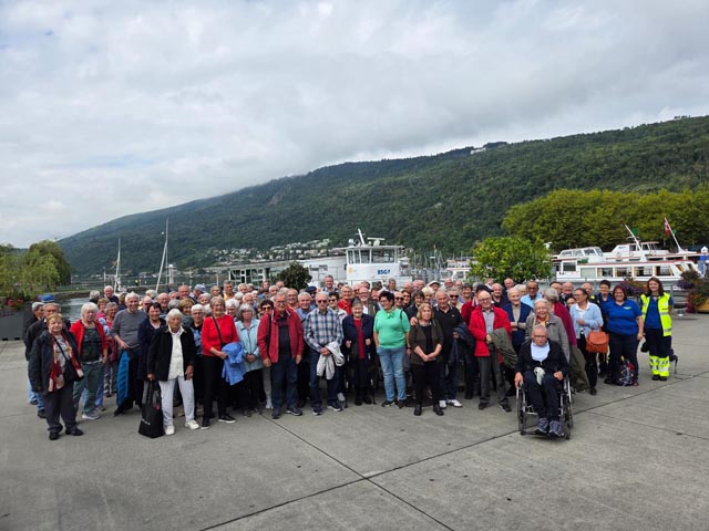 Mehr als 120 Seniorinnen und Senioren nahmen am Ausflug der Gemeinde Zeiningen teil.