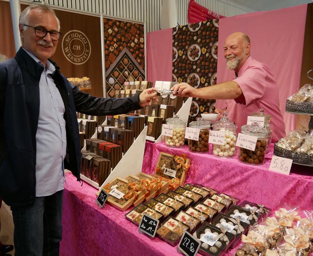 Unwiderstehlich sind die Schoggi-Kreationen von Markus Duss