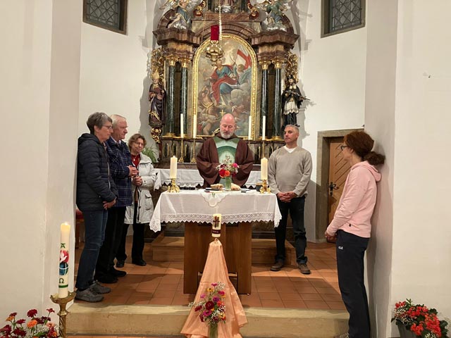 Gottesdienst in der Ursula-Kapelle Münchwilen. Foto: zVg