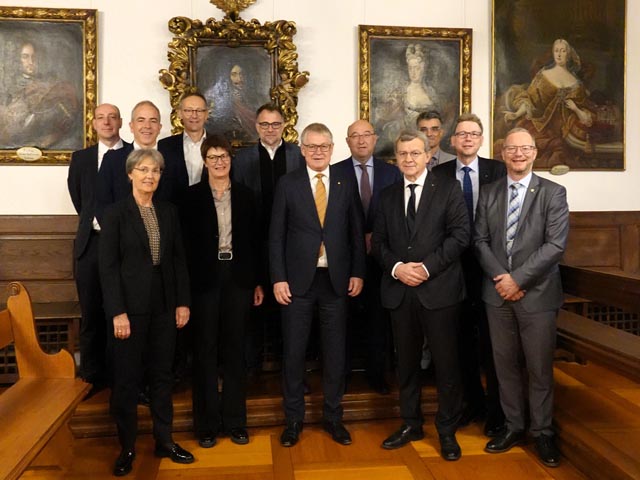 Empfang VDK-Mitglieder beim Stadtpräsidenten von Rheinfelden, Franco Mazzi. Foto: zVg