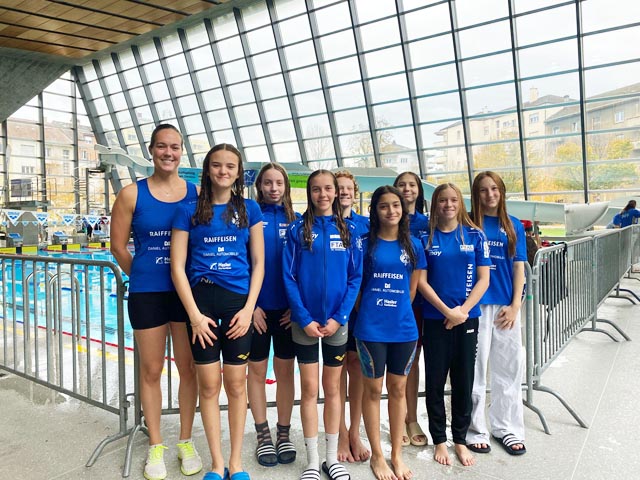 Schwimmclub Fricktal an den Regionalen Hallenmeisterschaften in Biel. Foto: zVg