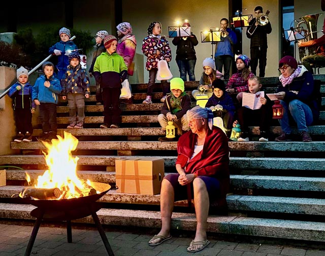 Stimmungsvolle Martinsfeier im Wegenstettertal. Foto: Fritz Imhof