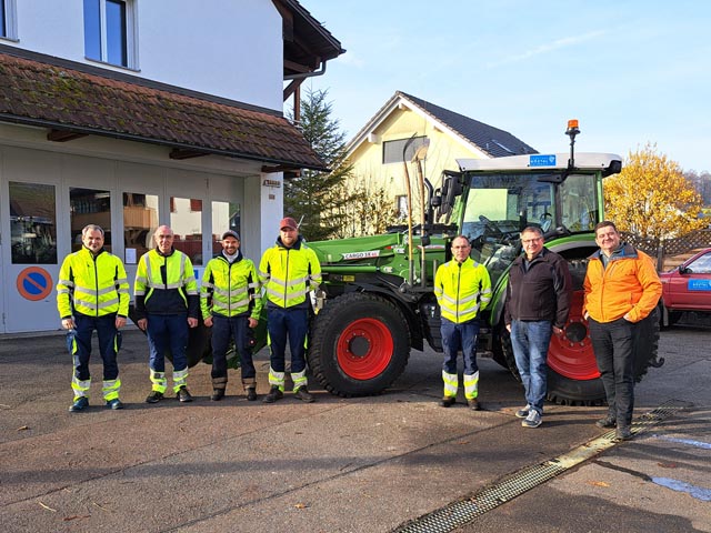 Von links: Stefan Bischofberger, Gerold Röthlin, David Schütz, Joscha Hausherr, Heinz Heuberger, Robert Schmid, Patrik Jehle. Foto: zVg