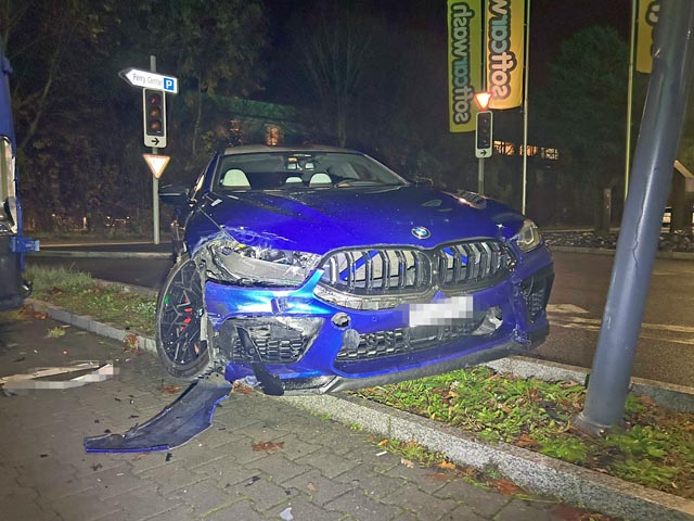 Unfall in Aarburg. Foto: Polizei AG