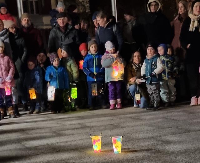 Impression vom Fricker Lichterumzug