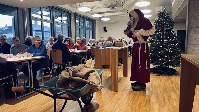 Fest der Gemeinschaft – der Samichlaus besuchte die Senioren in Möhlin. Foto: zVg