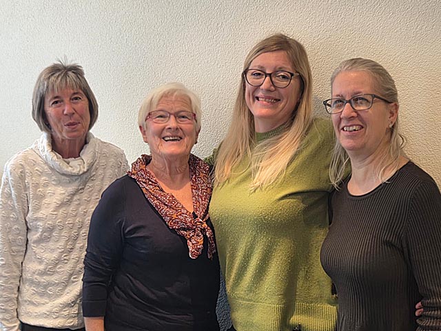 Das Leiterinnenteam (von links): Beatrice Meier, Anna Malik, Maja Müller, Claudia Sonderegger. Foto: ama