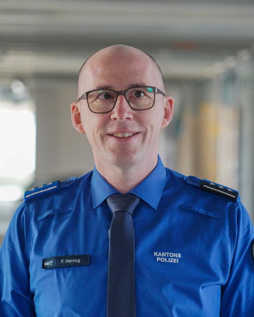 Hauptmann Florian Herzog. Foto: zVg