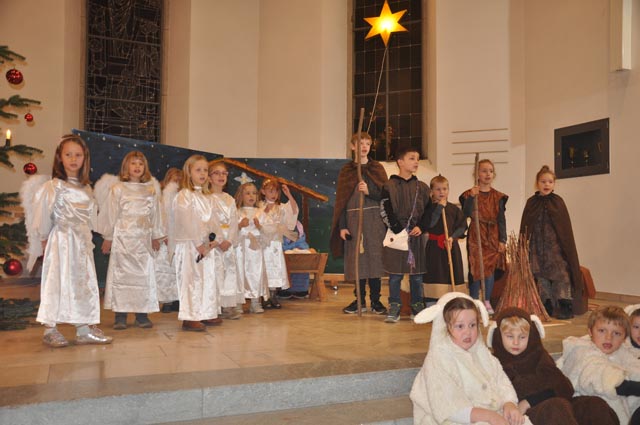 Impressionen vom Weihnachtsspiel in Bözen