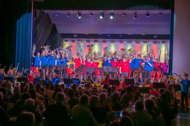 Die Jugendband Wegenstettertal lud zum Konzert. Foto: zVg