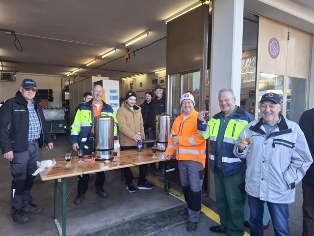 Die Landwirte bedanken sich bei der Wohnbevölkerung.