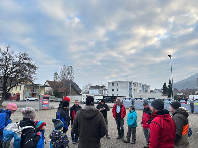 Die versammelte Winter-Ausmarsch-Mini-Schar. Foto: zVg