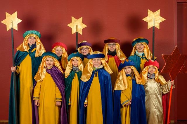 Die Sternsinger waren in Zuzgen und Hellikon unterwegs. Foto: Jürgen Baumann