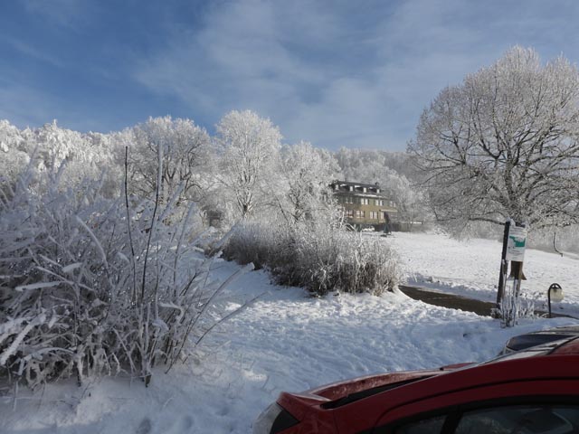 Vor einem Jahr lag wesentlich mehr Schnee.