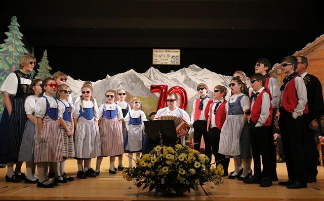 Das Chinderjodlerchörli «gaanz cool!». Foto: zVg