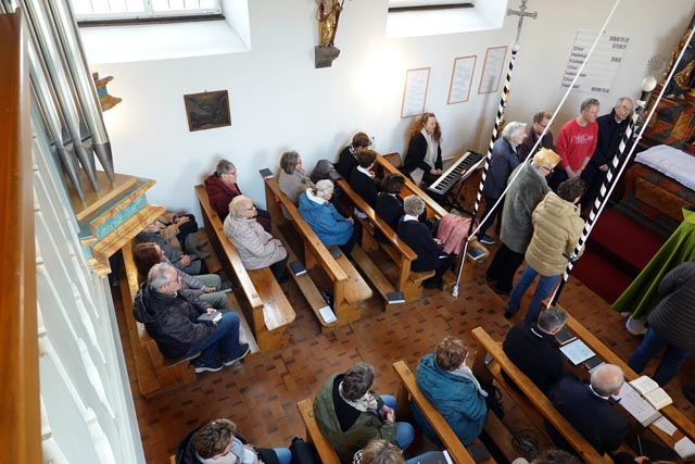 Blick in die Wallbacher Kapelle