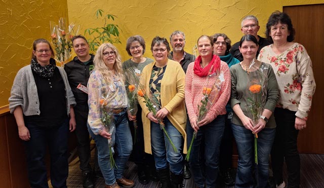 Jubilare, Neumitglieder, neues Leitungsteammitglied sowie Sieger der Jahresmeisterschaft