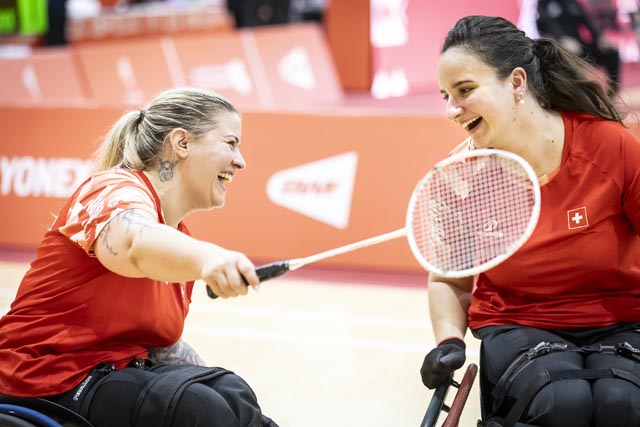 Cynthia Mathez/Ilaria Olgiati spielen in den Halbfinals. Foto: Alexandra Wey